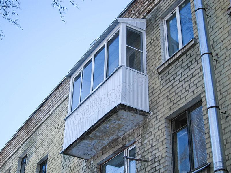 Установка крыши на балконе и лоджии
