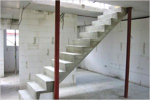 Лестница из бетона собственными руками