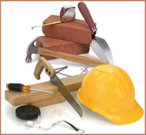 основные строительные материалы и инструменты