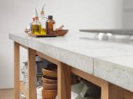 Кухонная столешница из бетона