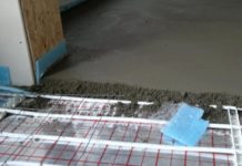 бетонная стяжка для водяного пола