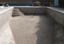 бетонированный бассейн